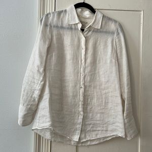 J Crew Linen Button Down